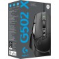 Logitech G G502 X Optisk Kablet Sort